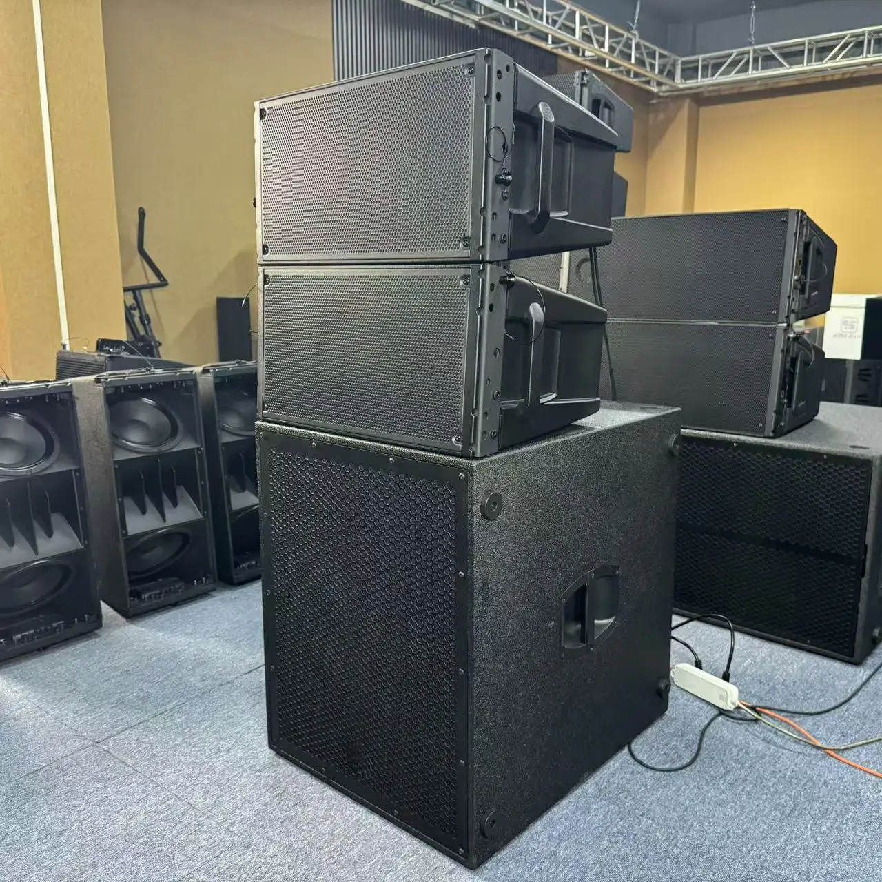 HDL 10-A active line array module dual 8 inch 2 way line array speakers rcfs system pro speaker