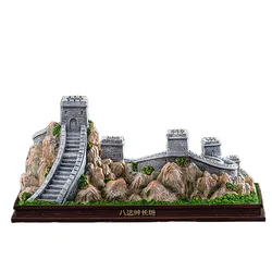 The Great Wall Of Badaling, China Creative Resin Crafts World Famous Landmark Model Tourism Souvenir Gifts Collection