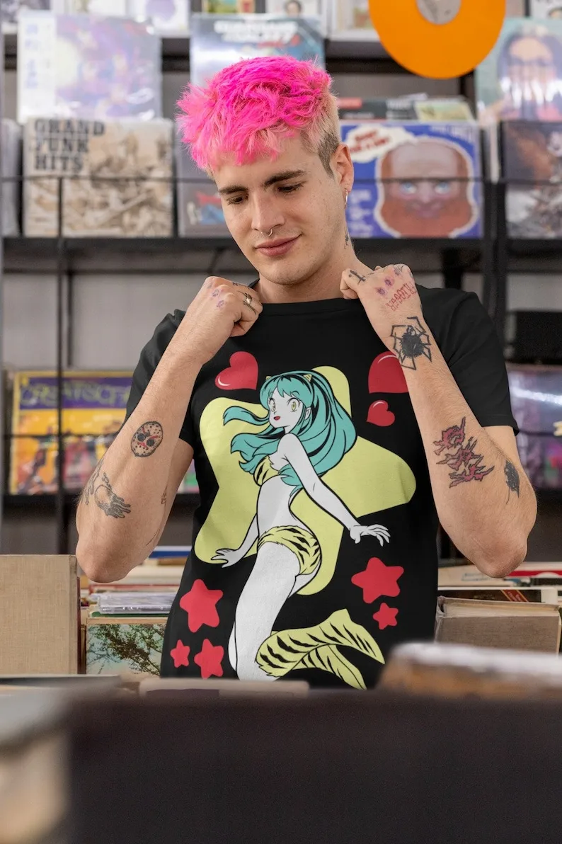 Urusei Yatsura Lum Anime T-Shirt, Retro Manga  Shirt