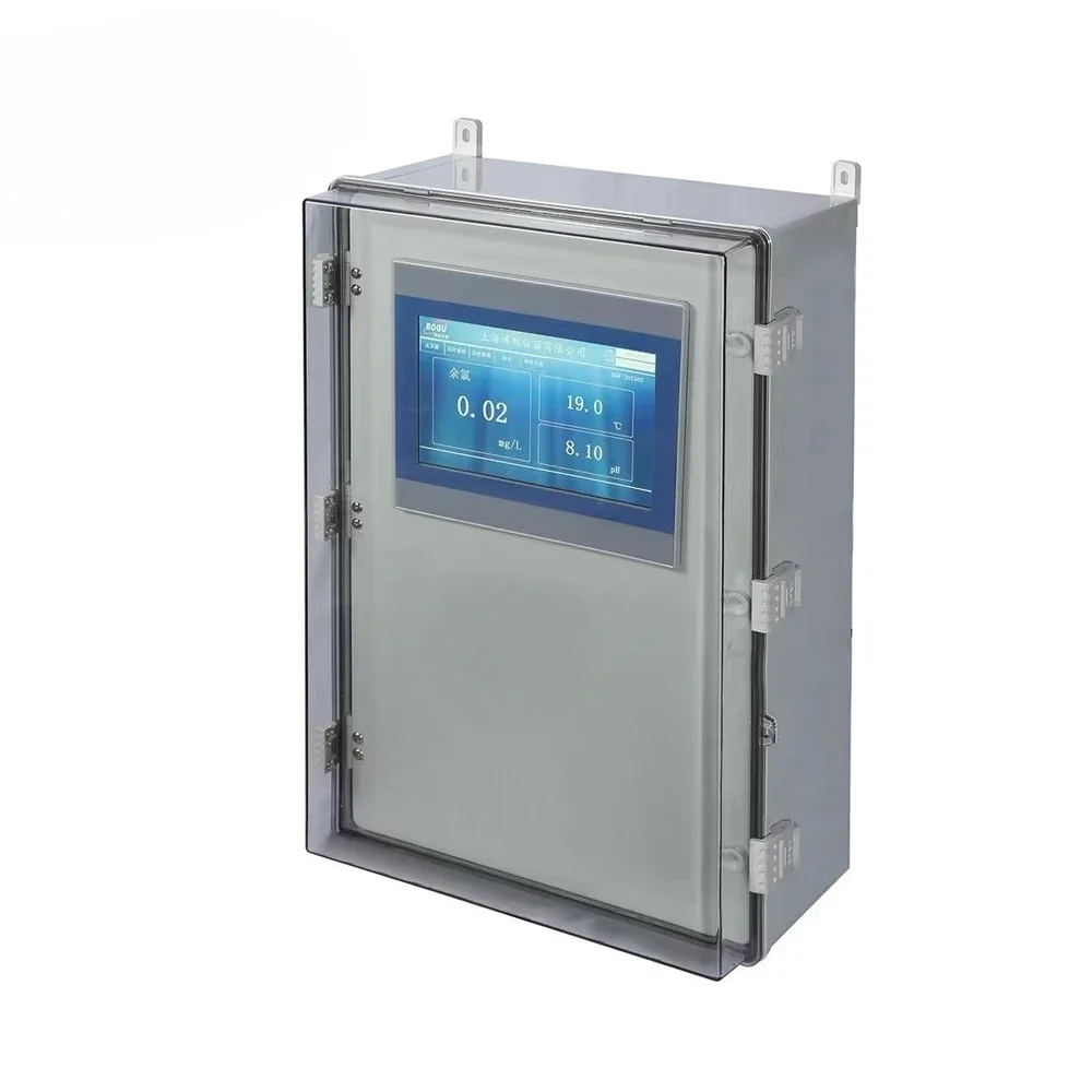 Controlador de pH y Temperatura Integrado en Línea CLG-6059T con Sensor de Cloro en Línea para Desinfección de Piscinas, Personalizable OEM