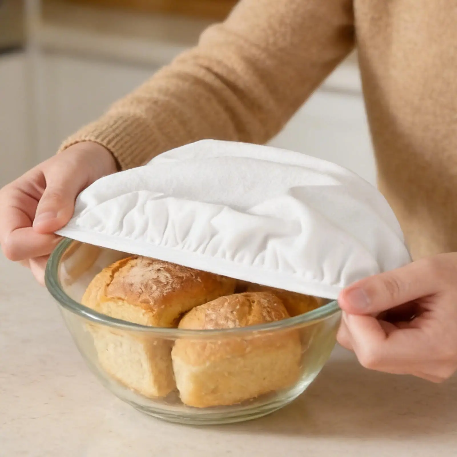 Bread Fermentation Bowl Cover Washable Dust Proof for Dough Proving Home Kitchen Bakery Beginners Professional Bakers