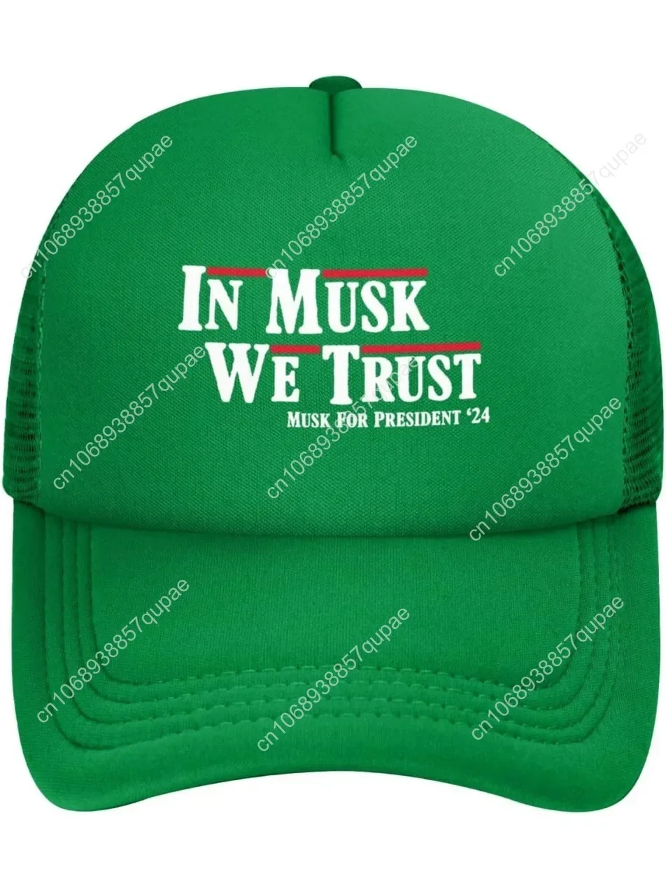 

in-Musk-We-Trust-Musk for President 2024 Gift Hat Baseball Dad Hat Women Men Washed Low Profile Running Golf Cap Hat