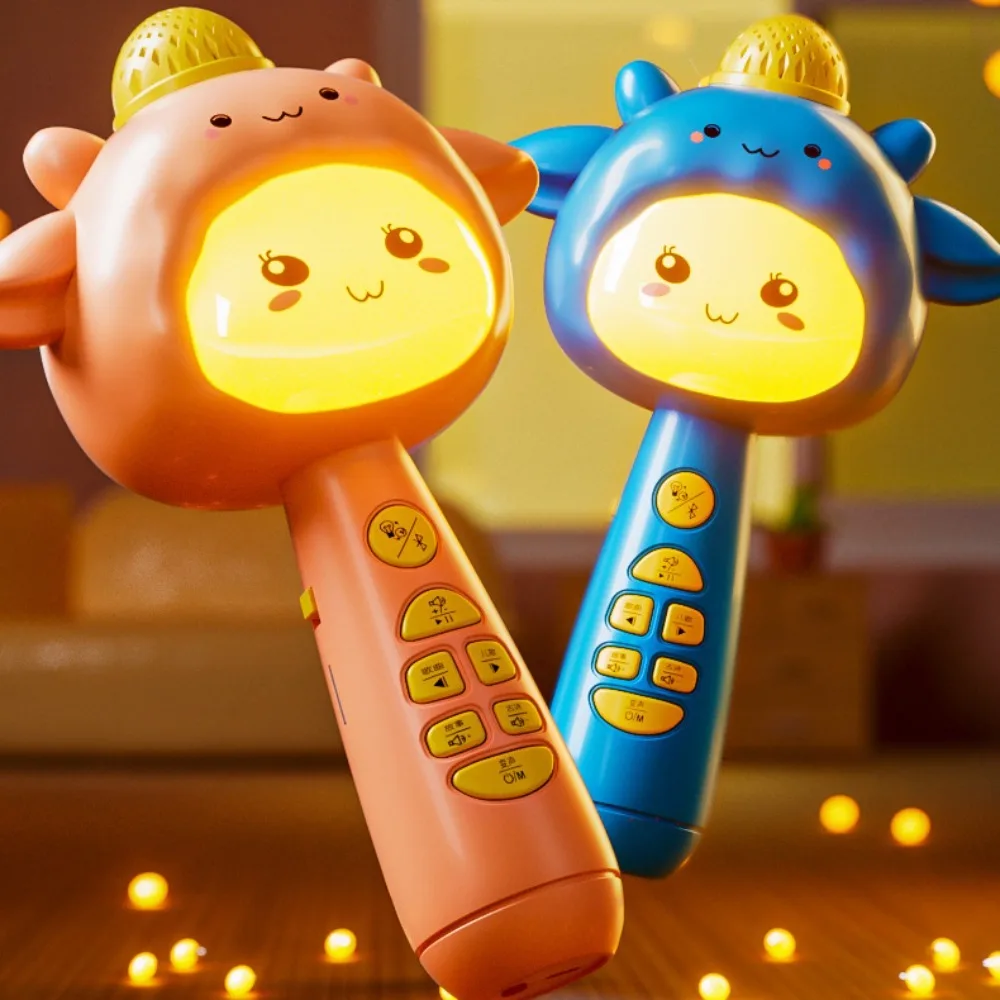 Microfone Bluetooth infantil, Interação pai-filho, Interface USB, Canto de Karaoke, Reuniões de família, Máquina tudo-em-um, Presente