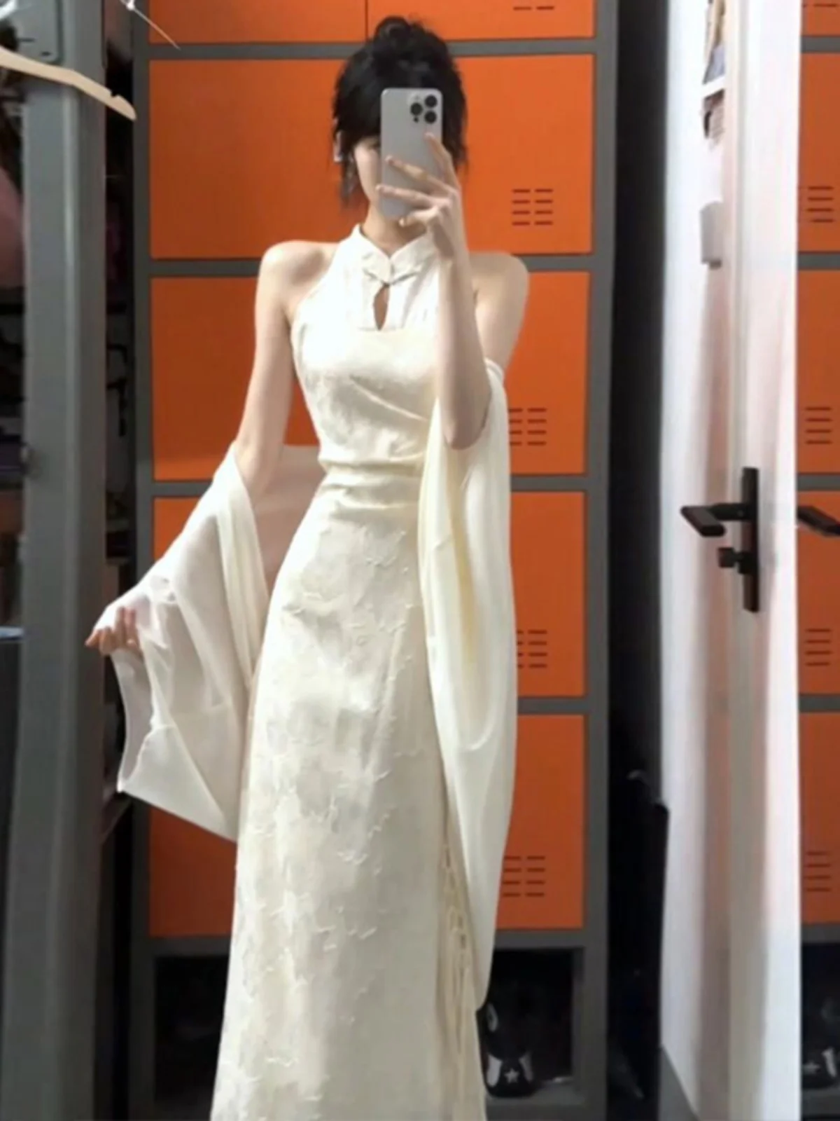 

New Chinese Sle Women's Faion Set High Quali Slim Fit Bodycon Dr Cardigan Two Piece Set National Trend Qipao Skirt