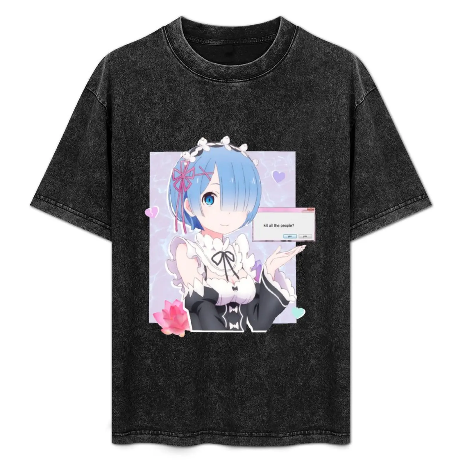 

Rem Ram Re : Zero - Re: 0 Vaporwave Aesthetic T-Shirt Quick Dry Travel T-Shirt