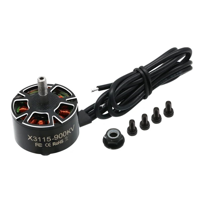 Y19A 4 PCS X3115 Motor Brushless 900KV 6S Drone Motor Para FPV RC Multirotor Racing Drone Acessórios DIY