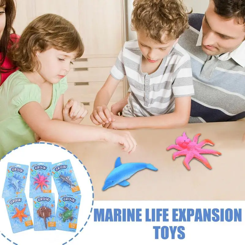 Growing Expanding in Water Simulation deep Ocean Novelty Sea biology Toy Educational Toy Creative Magicscience education