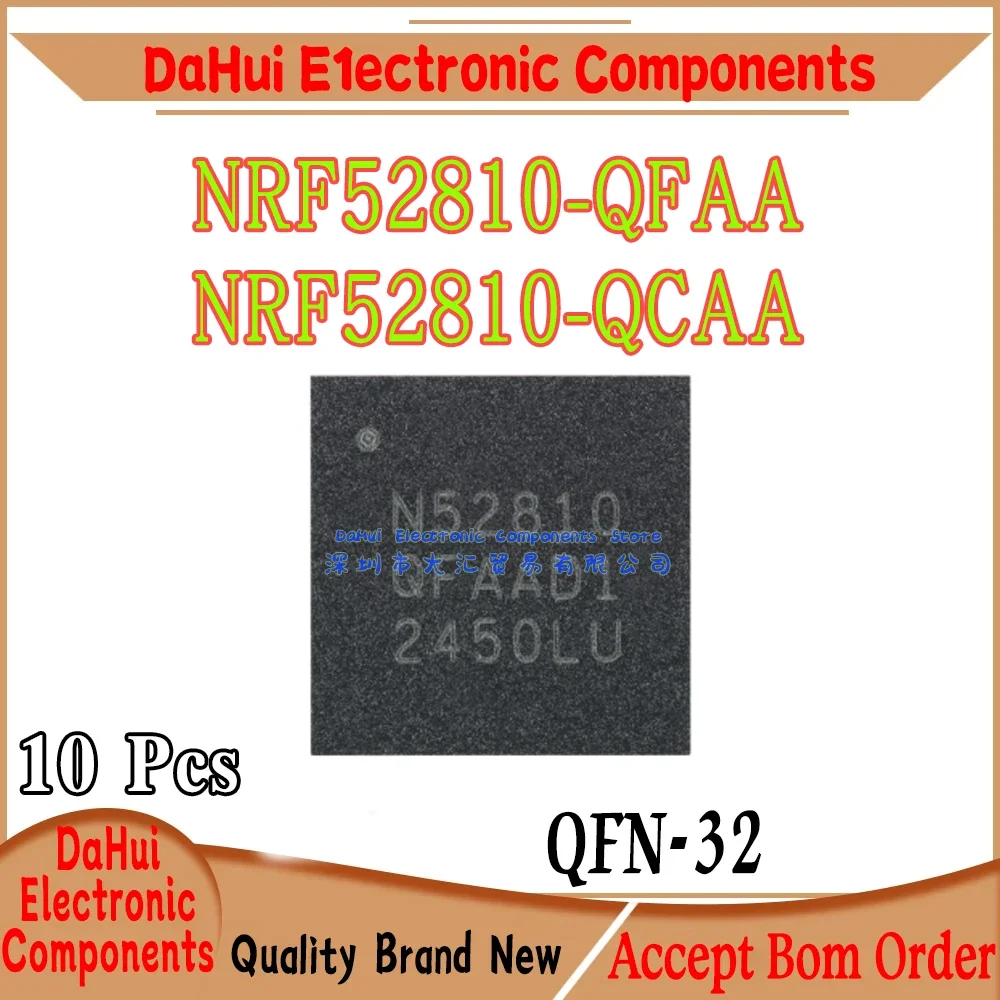 (10piece)100% New NRF52810-QCAA-R NRF52810-QFAA-R NRF52810-QCAA NRF52810-QFAA NRF52810 QCAA N52810 QFN-32