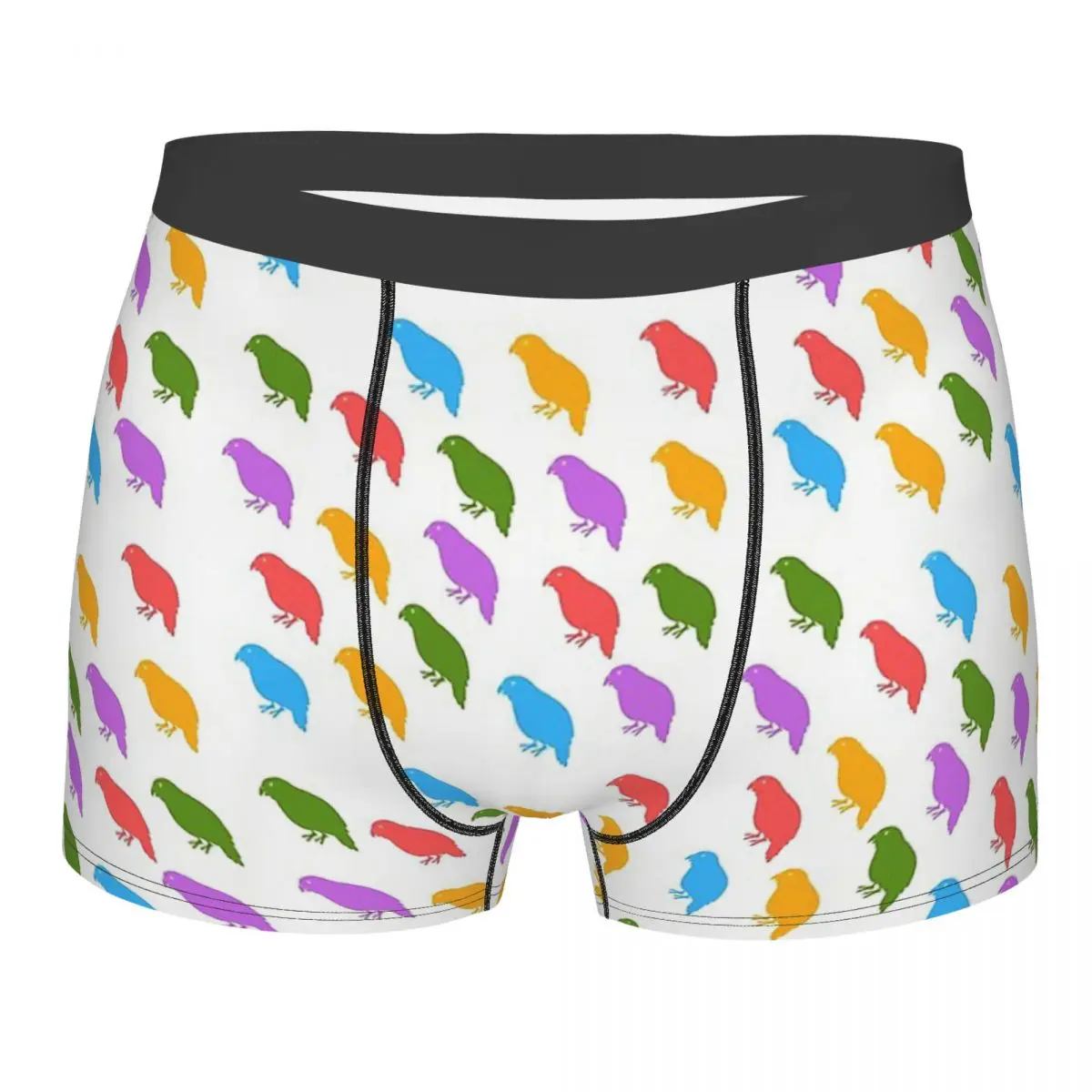 

Pattern Kakapo Parrot Kaka Po Strigops Habroptila Bird Birds Underpants Cotton Panties Man Underwear Print Shorts Boxer Briefs