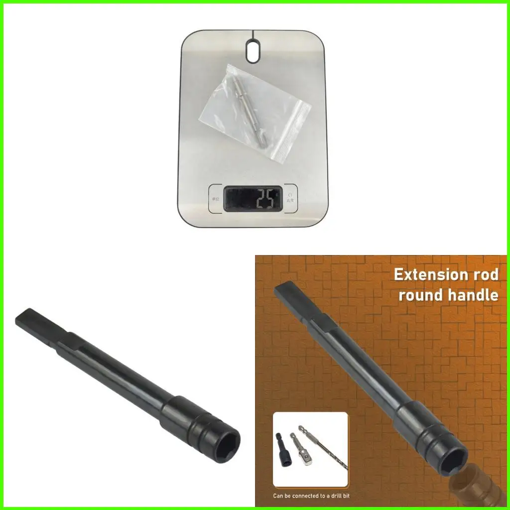 

Accuracy Machined 83mm Steel Adapter Bar Rusts Resistant Flat End Tool Accessory
