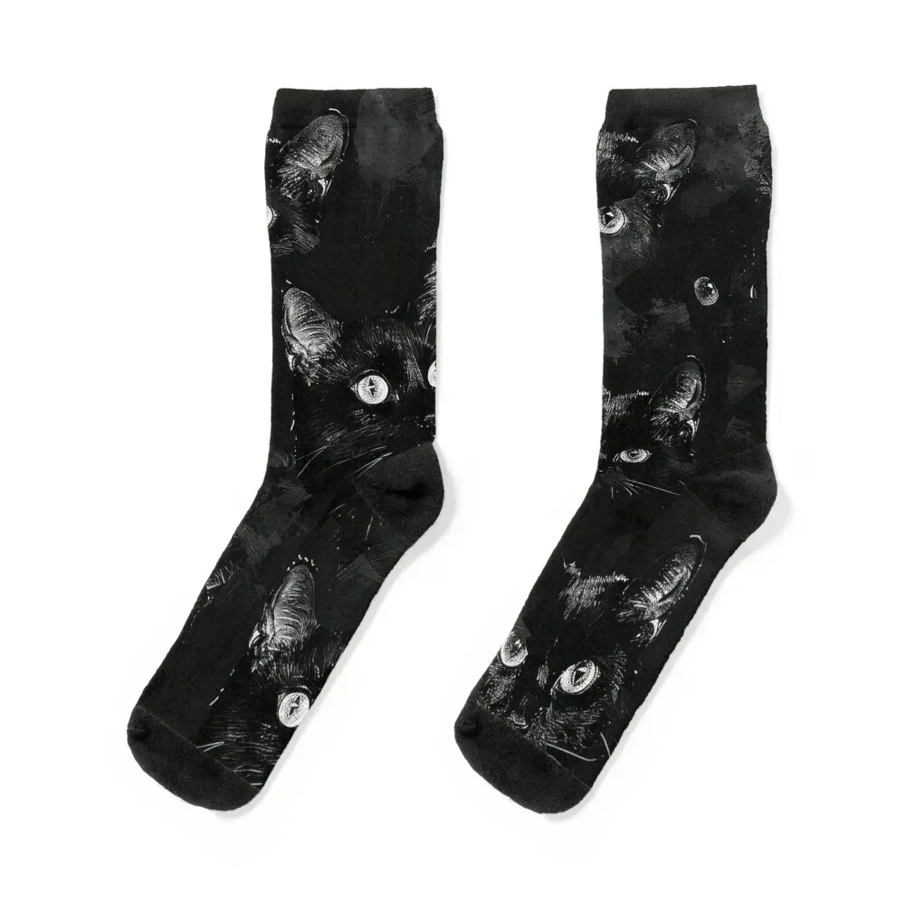 

Black cats Socks new year cycling Crossfit Socks Girl Men's
