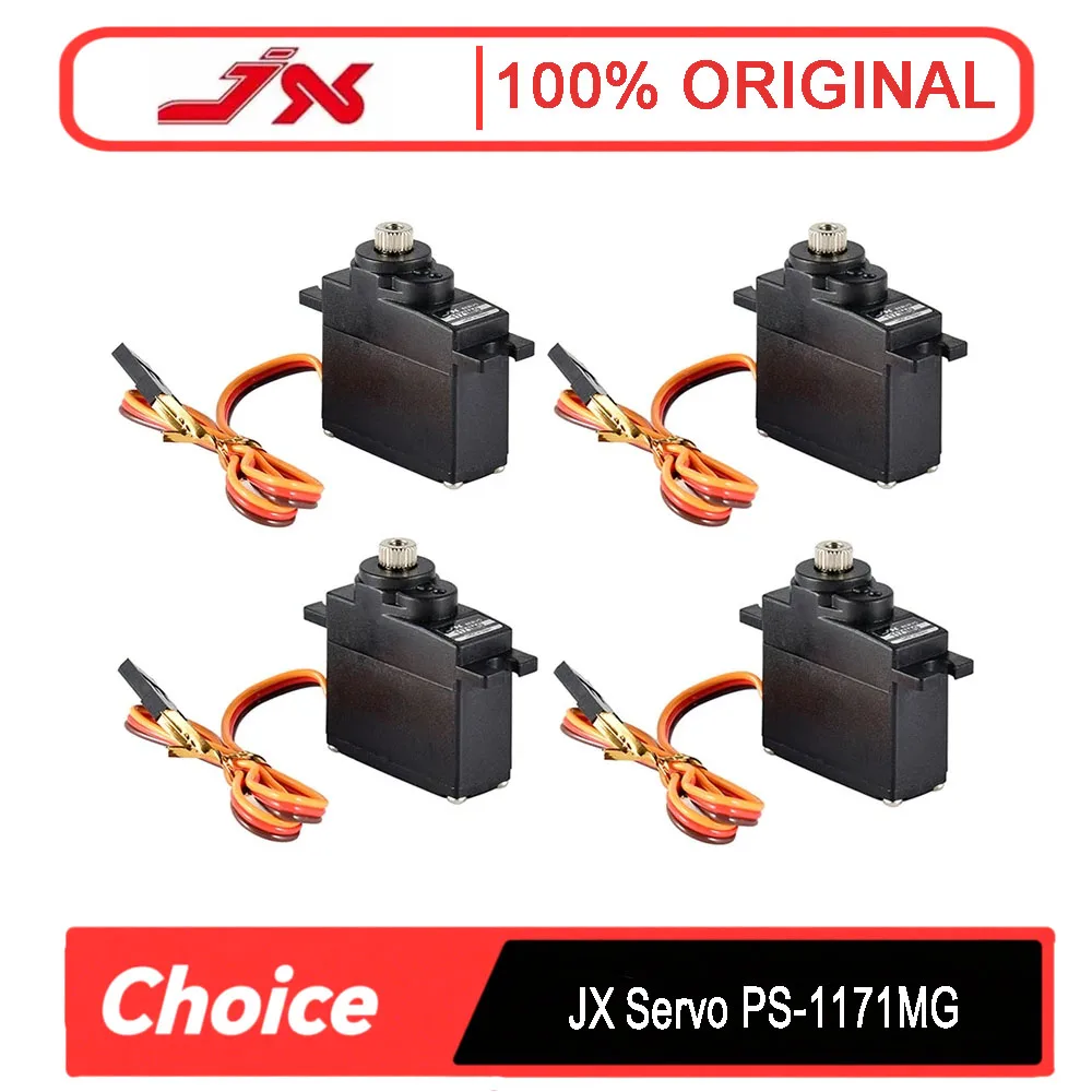 

Сервопривод JX PS-1171MG 17 г 3,5 кг, крутящий момент, металлическая шестерня, аналоговый мини-сервопривод с железным сердечником для радиоуправляемого мини-вертолета, самолета, робота, детали для самостоятельного изготовления