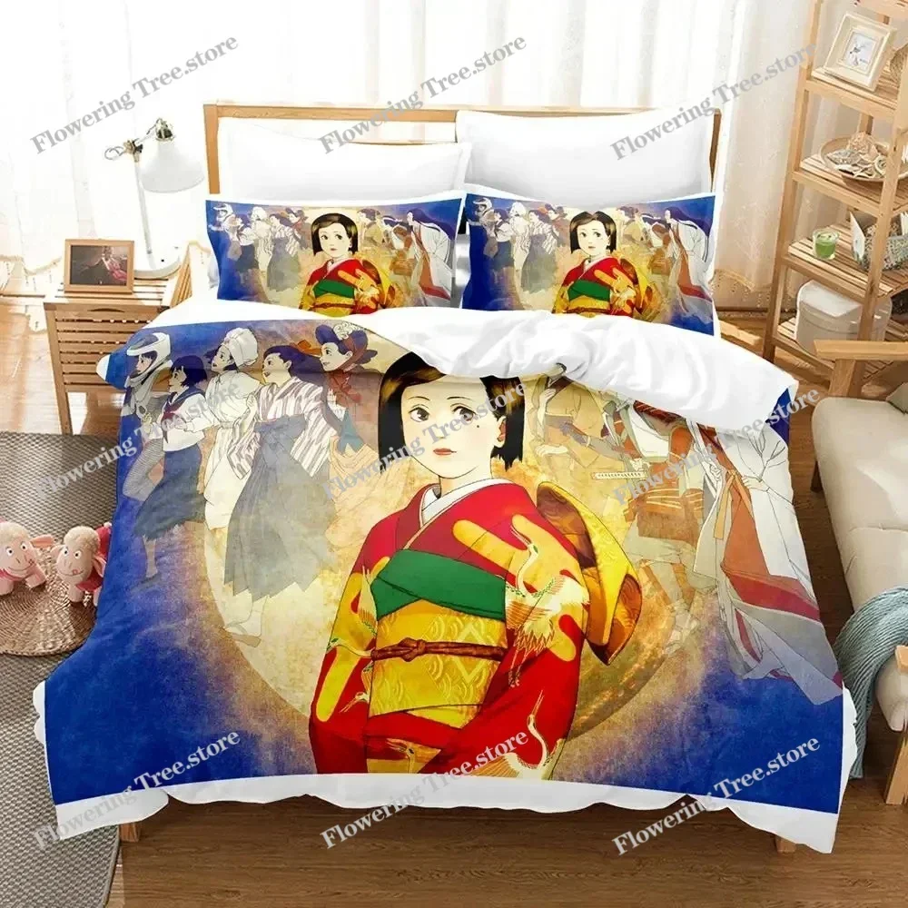 

Anime Art of Satoshi Kon Bedding Set Duvet Cover Bed Set Quilt Cover Pillowcase Comforter king Queen Size Boys Adult029