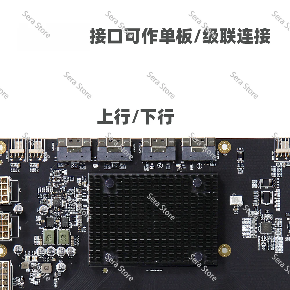 PLX88096 PCIe 4.0 4 GPU Expansion Switch Card 65mm Wide GPU Backplane for AI Workstation Server