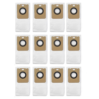 12Pcs Dust Bags for Xiaomi Dreame Bot D10 Plus RLS3D Vacuum Cleaner Spare Parts Accessories