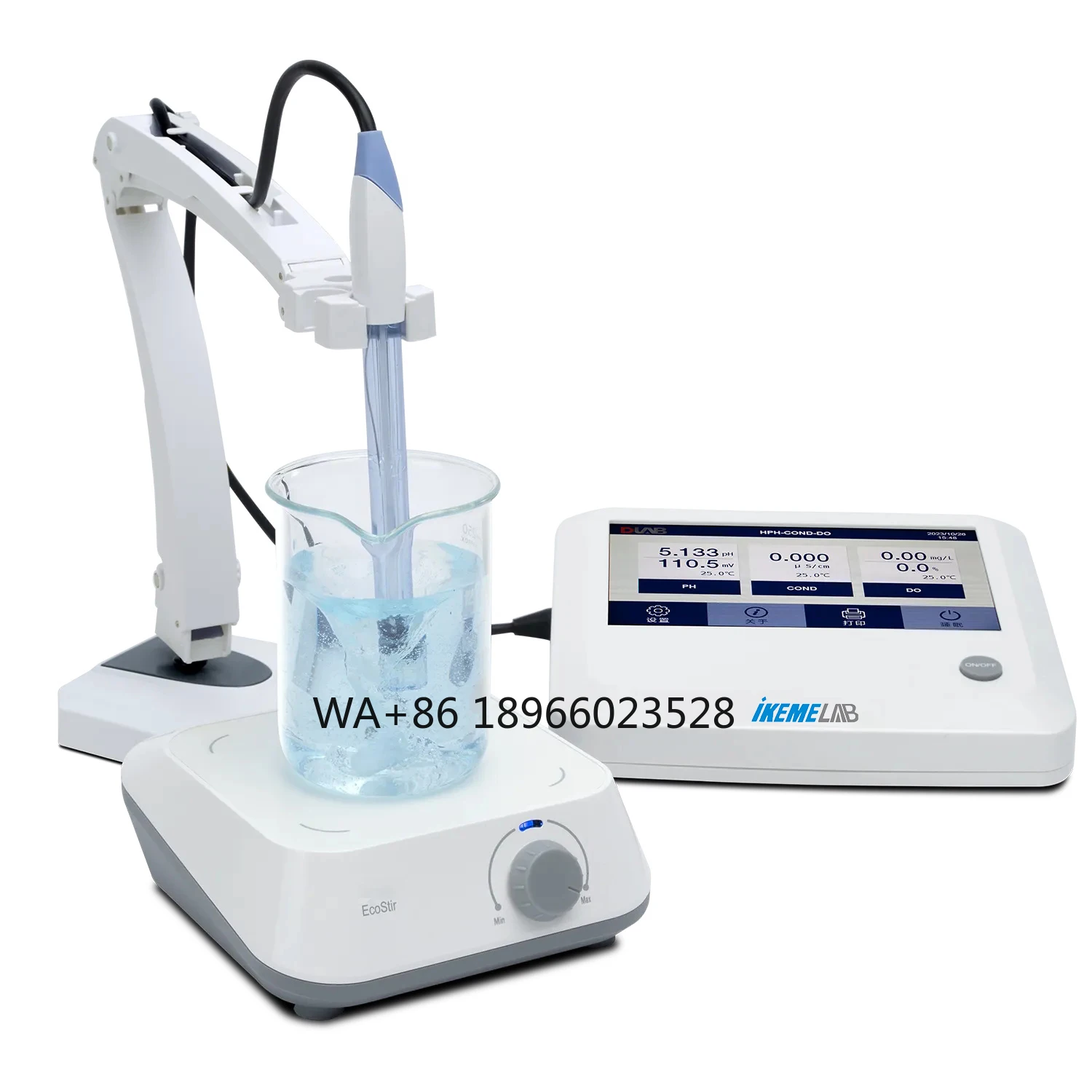 IKEME Water Test Instruments Ph Tester Water Milk bl ood cos metics Multi Parameter Water Quality Analyzer Benchtop Ph Meters