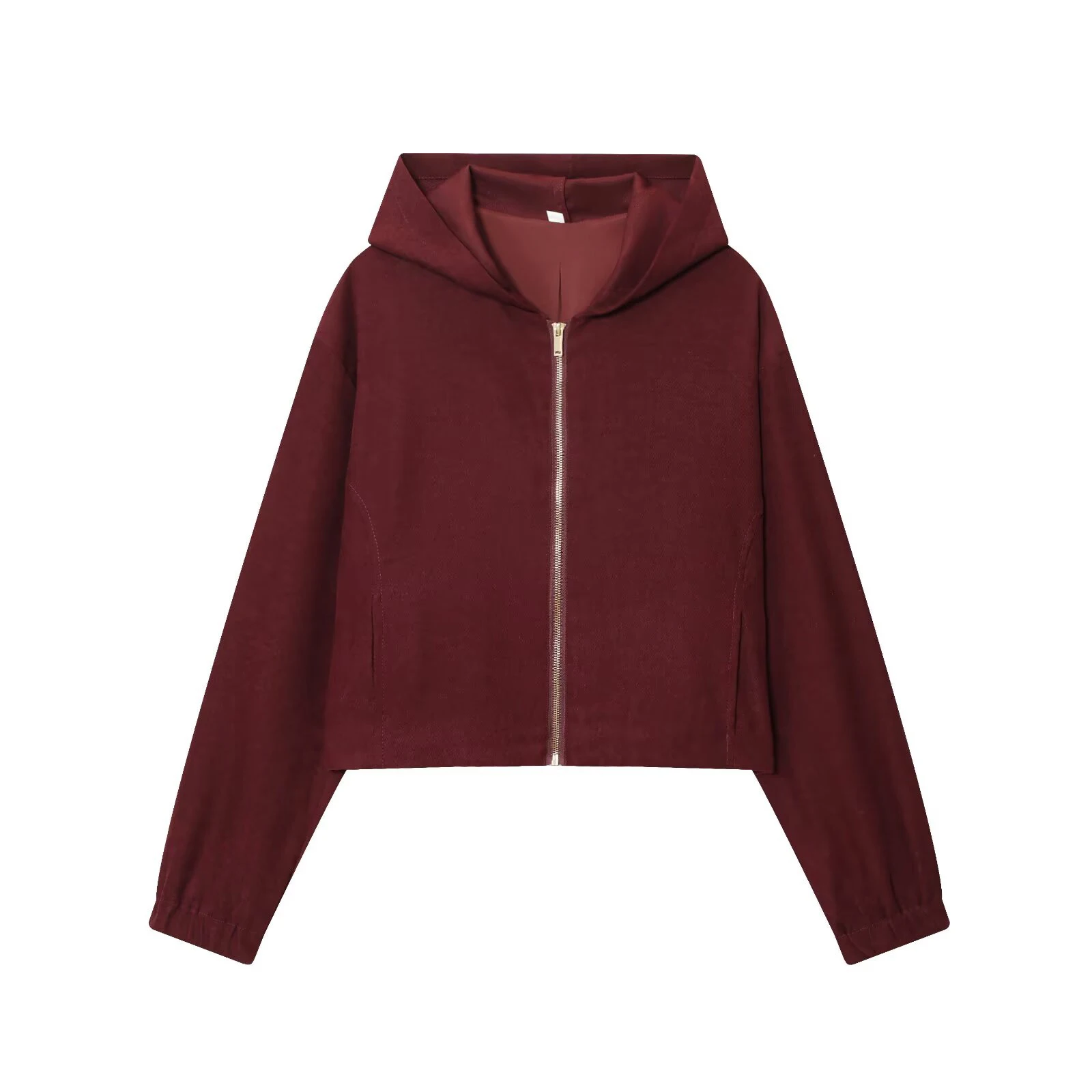 الخريف الملابس النسائية الجديدة النمط الأوروبي والأمريكي فضفاض سستة مقنعين سترة الطيار مع ربطة عنق واسعة الساق مجموعة السراويل غير رسمية