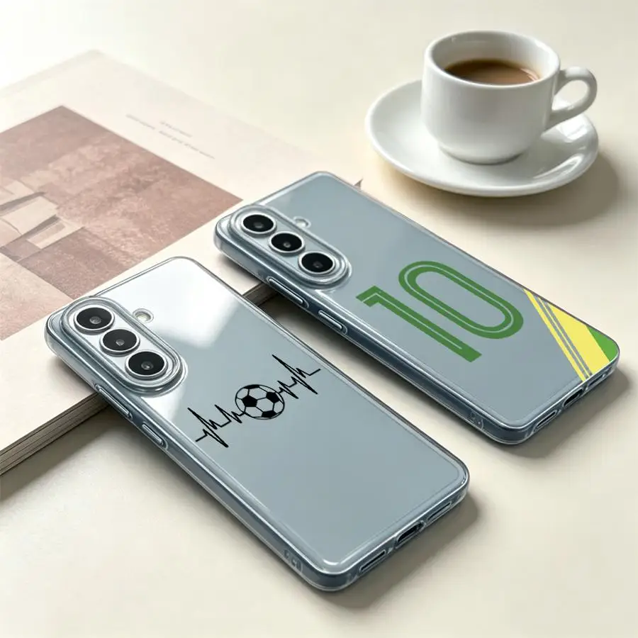 Green Number 10 Case for Samsung Galaxy A34 A35 A52 A31 A55 A23 A25 A51 A33 A52 A36 A27 A54 A15 A14 A16 A56 A50 A26 A24 Phone