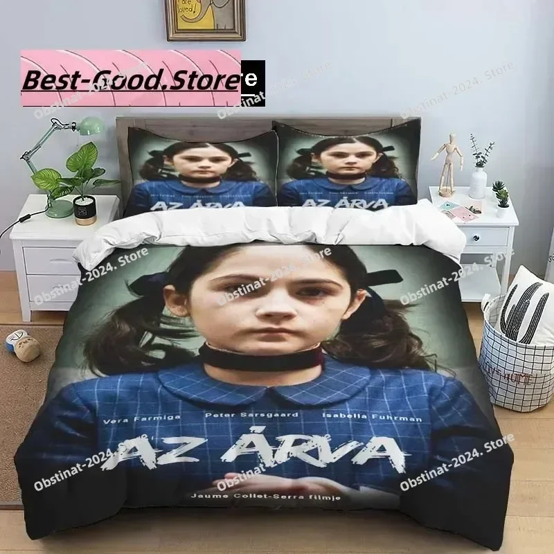 3D Horror Movie Film Orphan Bedding Set Printed Bed Set With Pillowcase Bed Duvet Cover Soft Single Double Queen Super King Size