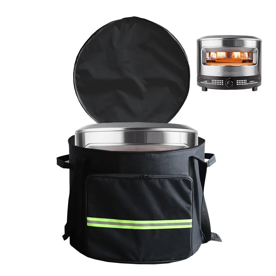 

Чехол для круглой газовой печи для пиццы 600D с отражающей полосой для использования на открытом воздухе