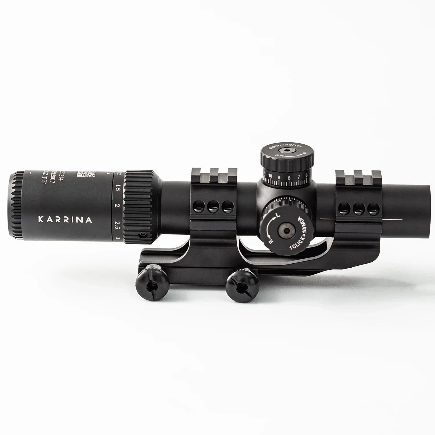 

Tactical KARRINA Optics 1.2-6X24IR Compact Scope Mil Original Dot Red Illuminated Riflescope Lock Reset Hunting Optical Sight