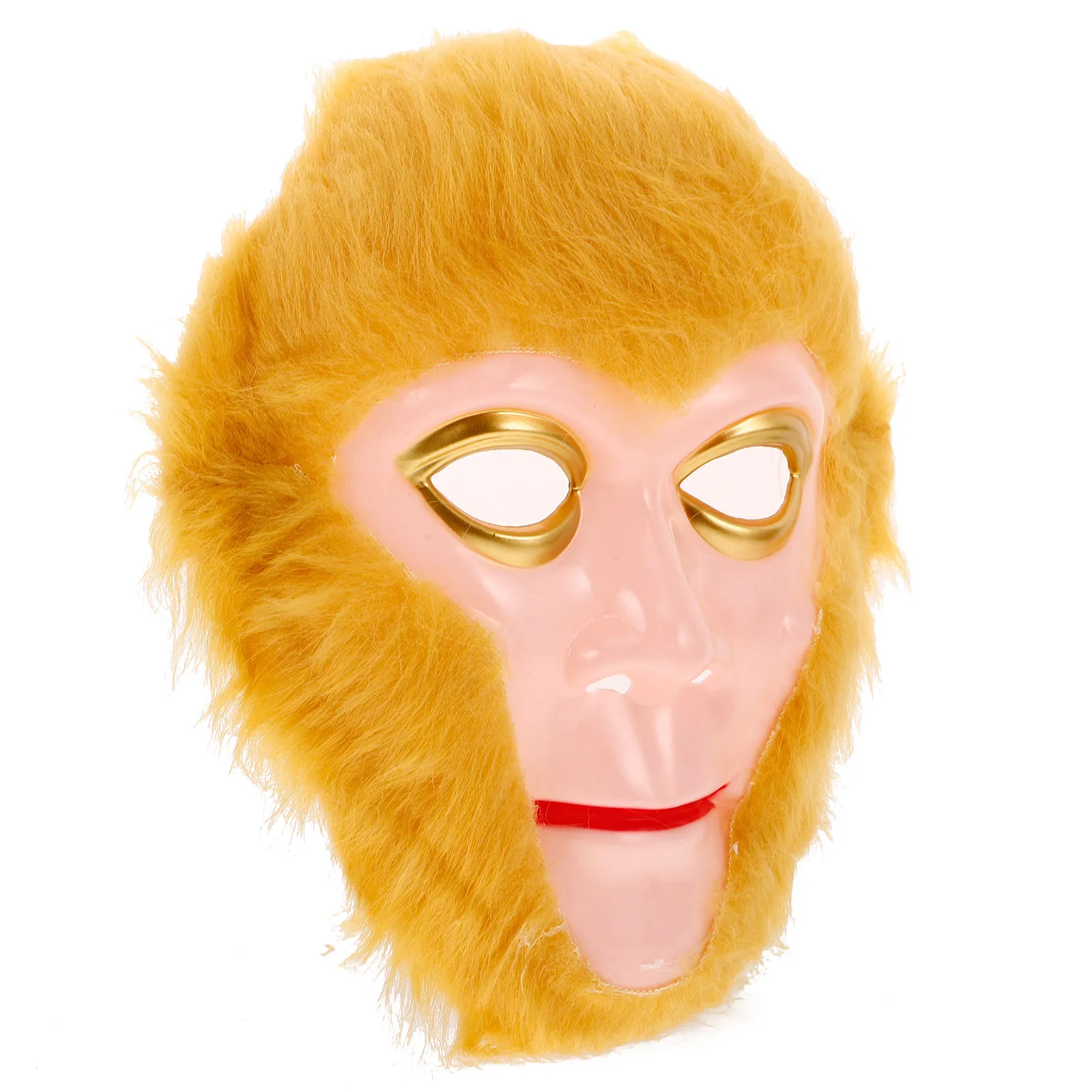 

Monkey Mask Full Head Lightweight Detailed Design Halloween Cosplay Mask Comfortable Fit Animal Masks to Paint