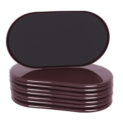 8Pcs Furniture Sliders for Carpet Furniture Movers Sliders Carpet Movers Oval Heavy Duty Sofa Bed Table Desk for Carpet Move