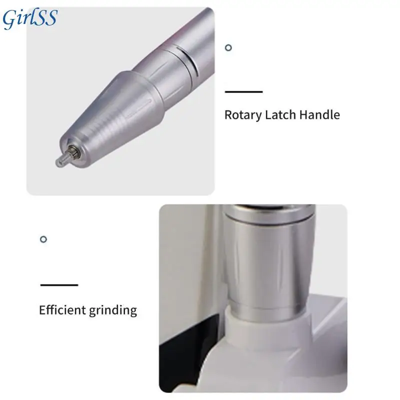 Máy khoan móng tay không dây nhỏ gọn Máy đệm móng điện chuyên nghiệp với bit và đế để định hình đánh bóng đánh bóng T4MB