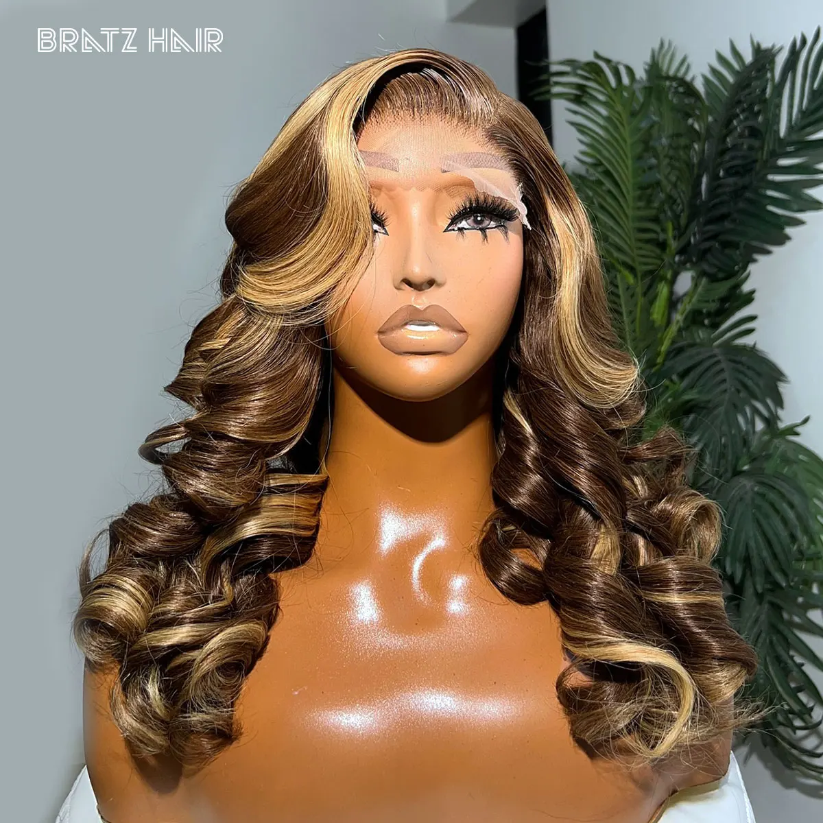 

Highlight Blonde Bounce Curly Wig Human Hair 4x4 5x5 HD Lace Closure Wigs Pre Plucked 13x4 Full Frontal P4/30 Bouncy Curly Wigs