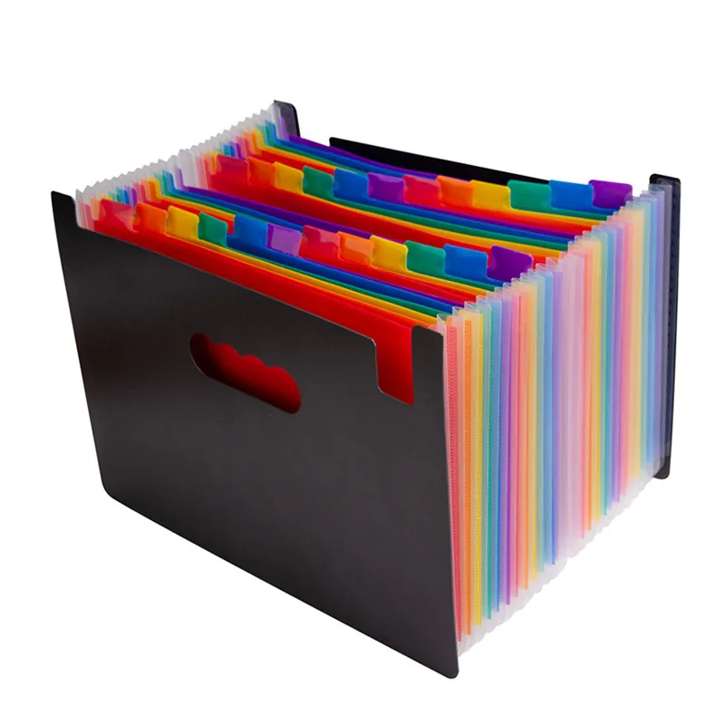 A4 Multi Layer Classification Folder 12 Layers Of Office Supplies Document Organizer