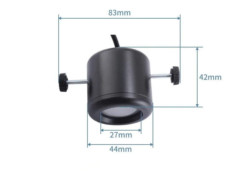 5W White LED Oblique Illumination Universal Upper Light Source Dimmable Stereo Microscope Auxiliary Fill Lamp Illuminator