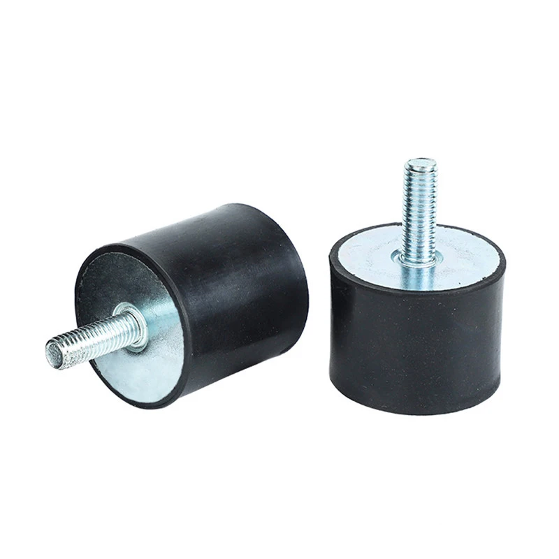 M8 M10 Anti Thread Rubber Mount, VD Isolator Mount Female Thread Anti Vibration Bobbin Isolator Damper Rubber Mounting Feet