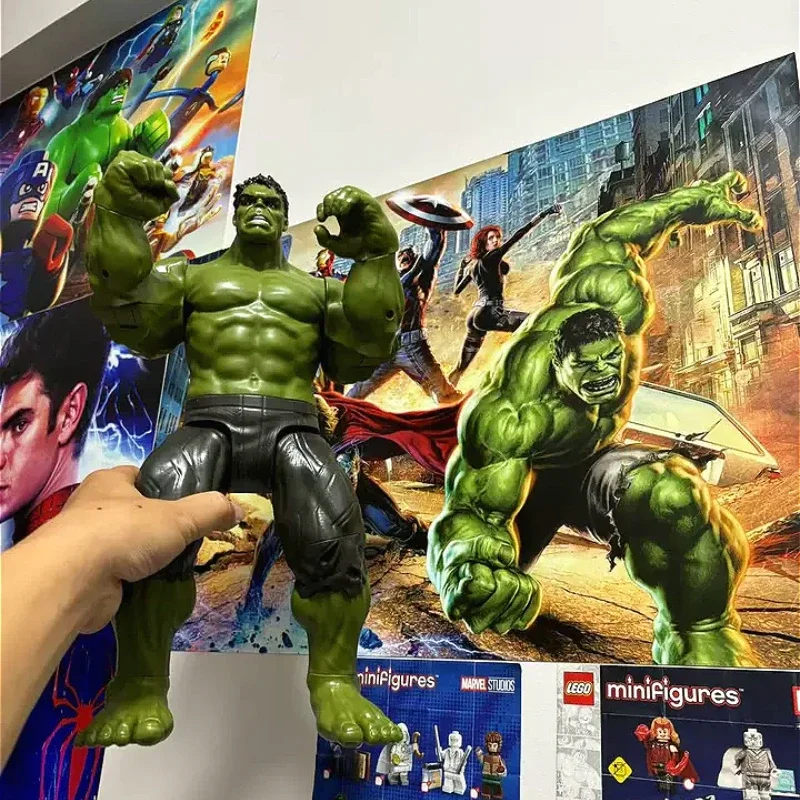 Original zd brinquedos os vingadores hulk figura de ação brinquedos modelo móvel boneca pvc periferia ornamentos desktop presente brinquedos para crianças presente