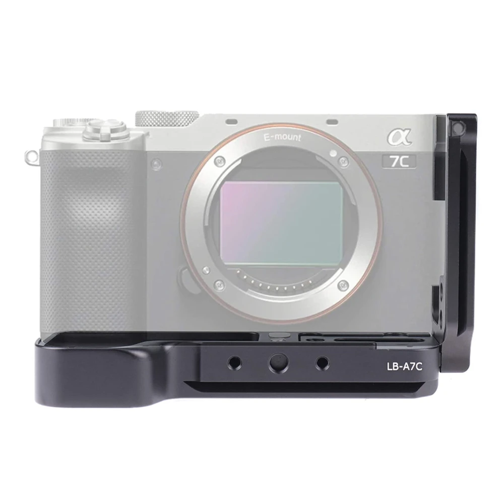 A7C Vertical Shoot Quick Release Plate Bracket Hand Grip for Sony Alpha 7C E-mount Full Frame Mirrorless Digital Camera