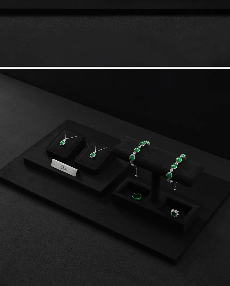 Oirlv Hochwertiger Uhrenständer Schmuck-Organizer Ring Ohrring Armband Aufbewahrungsregal für Zuhause Schreibtisch Theke Uhren-Präsentationsständer – Detail 5