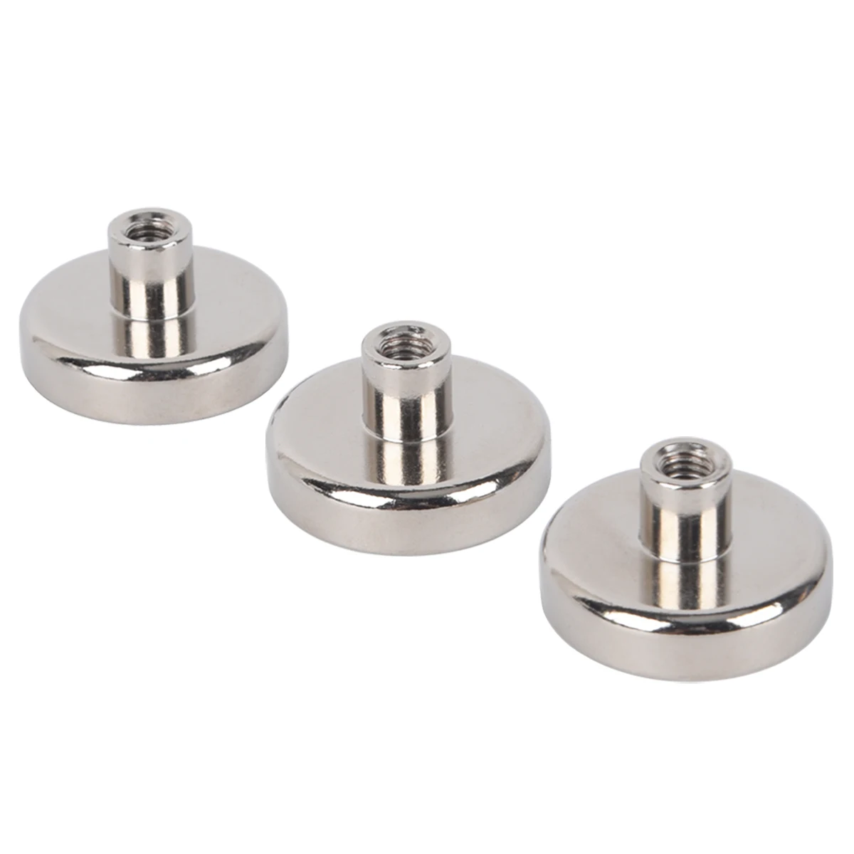 ZOOFOXS Neodymium Pot Magnets with Internal Threaded Screw Socket Powerful Base Magnet for Fastener Strong Hanging Tools