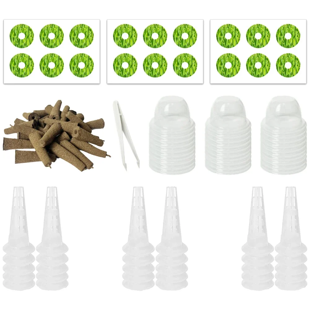 

30 комплектов корзин для посадки, крышки для проращивания, наборы для посадки хлопка, садовые принадлежности для дома, товары для дома