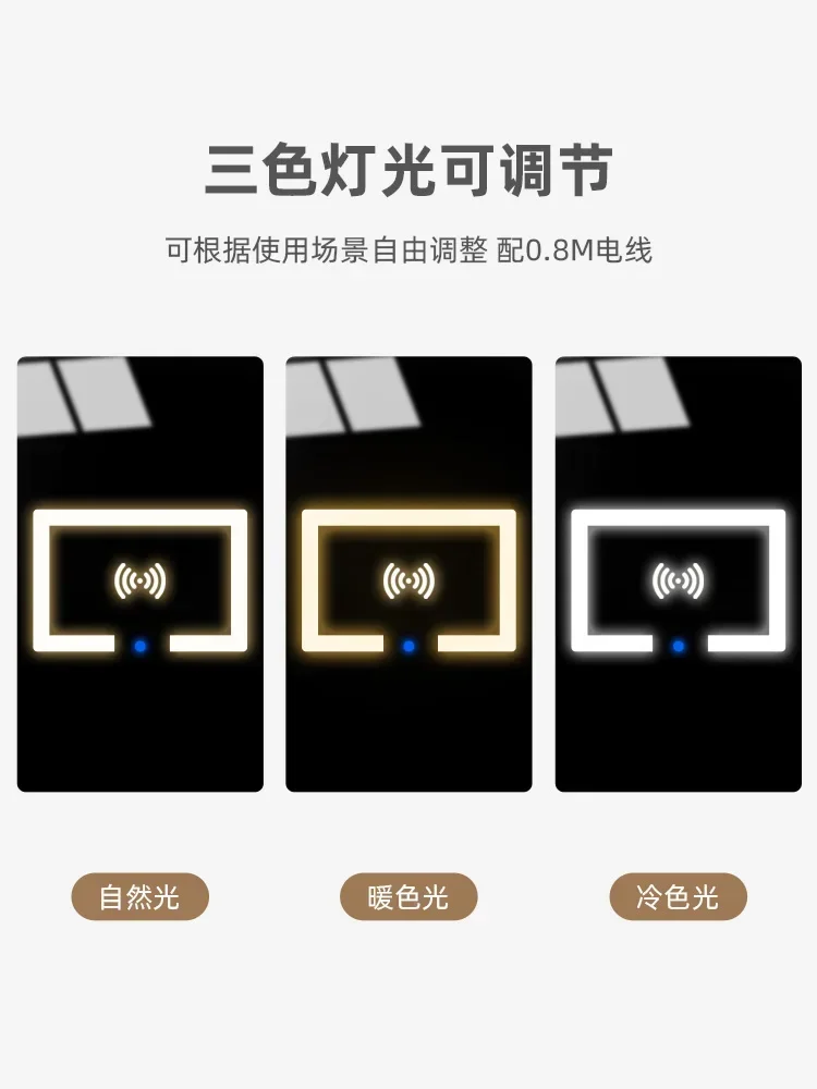 Simple Storage Cabinet Wireless Charging Panel Night Light Locker Side Cabinet Small Cabinet