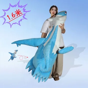 160cm Duży Pluszowy Pokemon Latios, Anime, Wypchana Lalka, Kawaii Dekoracja Pokoju, Pluszaki, Poduszka dla Dzieci, Prezent na Święta