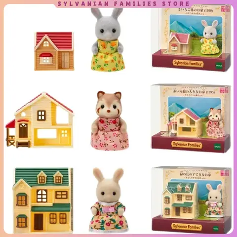 Sylvanian Families 미니 부동산 집 너도밤 나무 오두막 에디션 장난감 어린이 놀이 집 귀여운 아기 인형 아이 선물 Best5