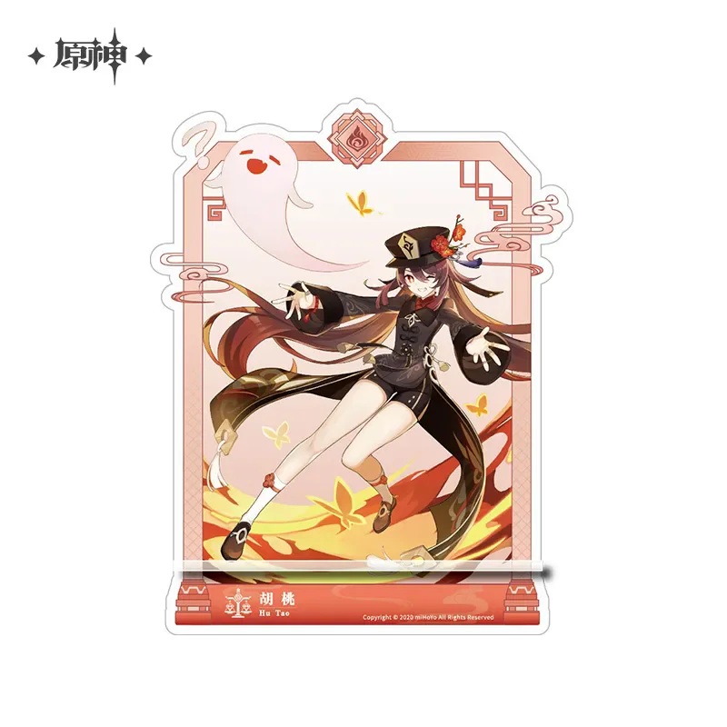[ของแท้] Genshin Impactอย่างเป็นทางการMiHoYoบทบาทเดิมอะคริลิคขาตั้งโทรศัพท์Xiao Ganyu Hutao Tartaglia Ventiคอสเพลย์อะนิเมะของขวัญ