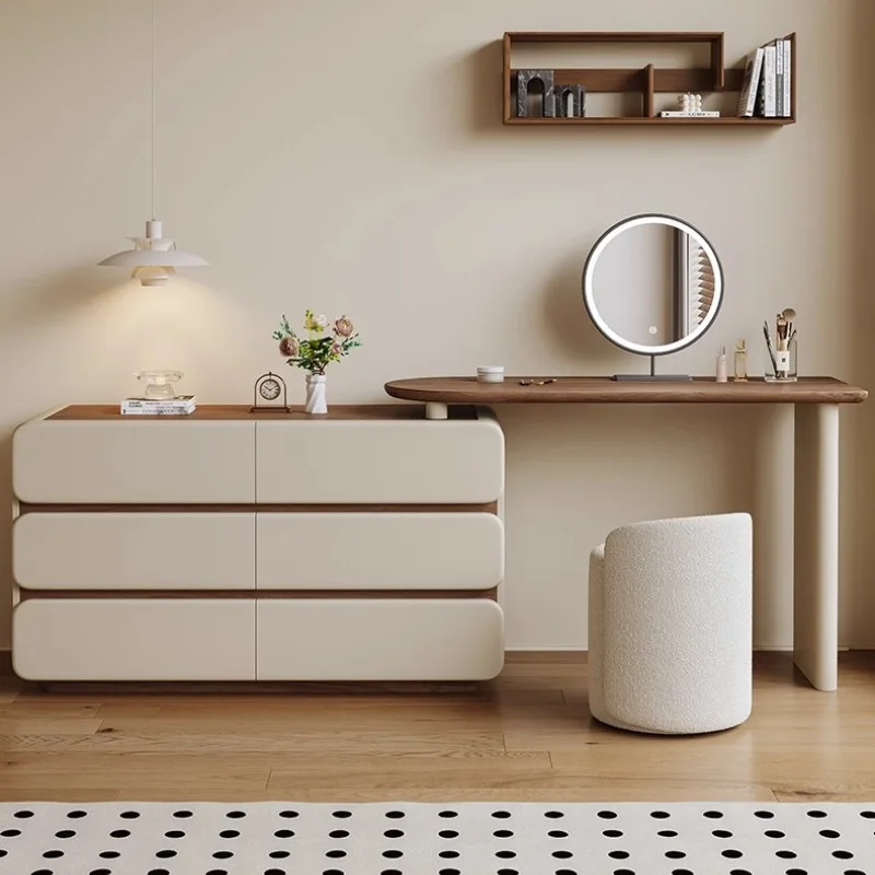 

Элитные туалетные столики в китайском стиле для дома, из массива дерева, со встроенным шкафом и выдвижными ящиками для хранения, мебель Kaptafel JTM