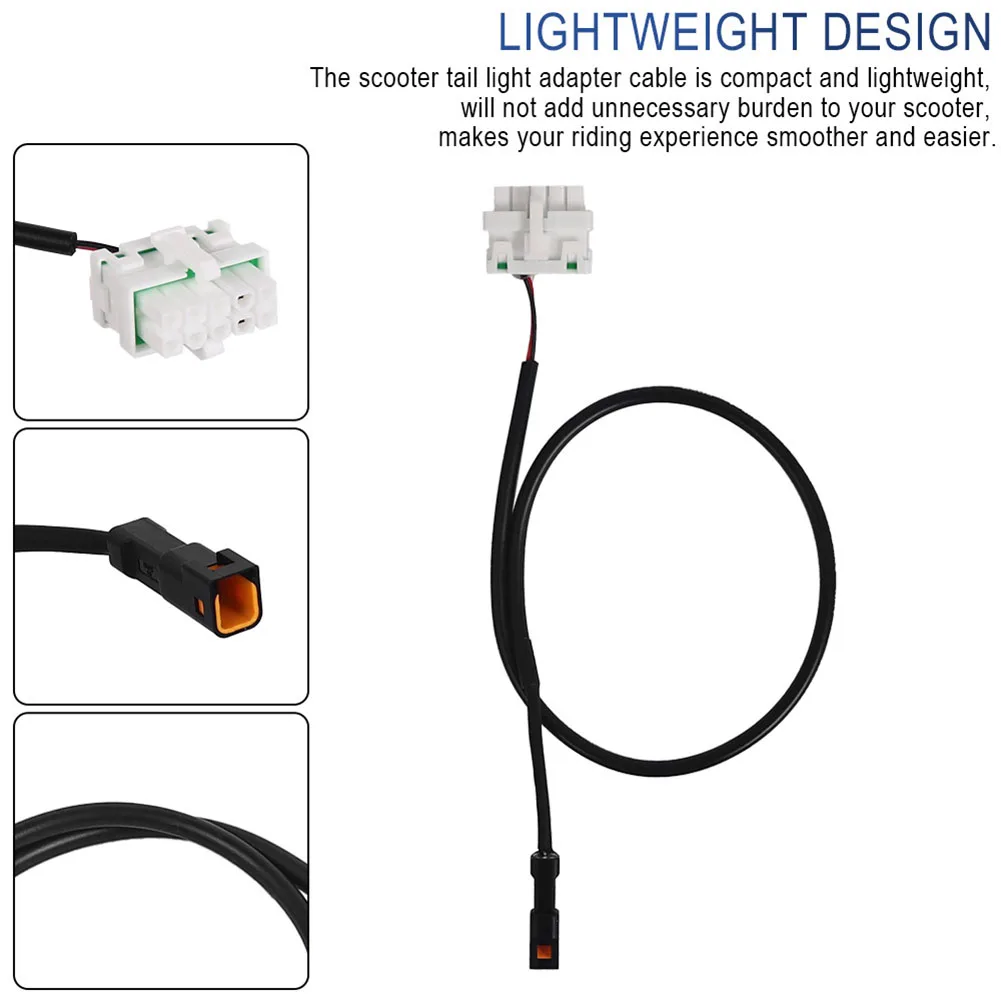 

Tail Light Connect Line For Ninebot F3/F3 Pro Scooters - Taillight Adaptor Cable Black Premium -Durable Wear-Resistant