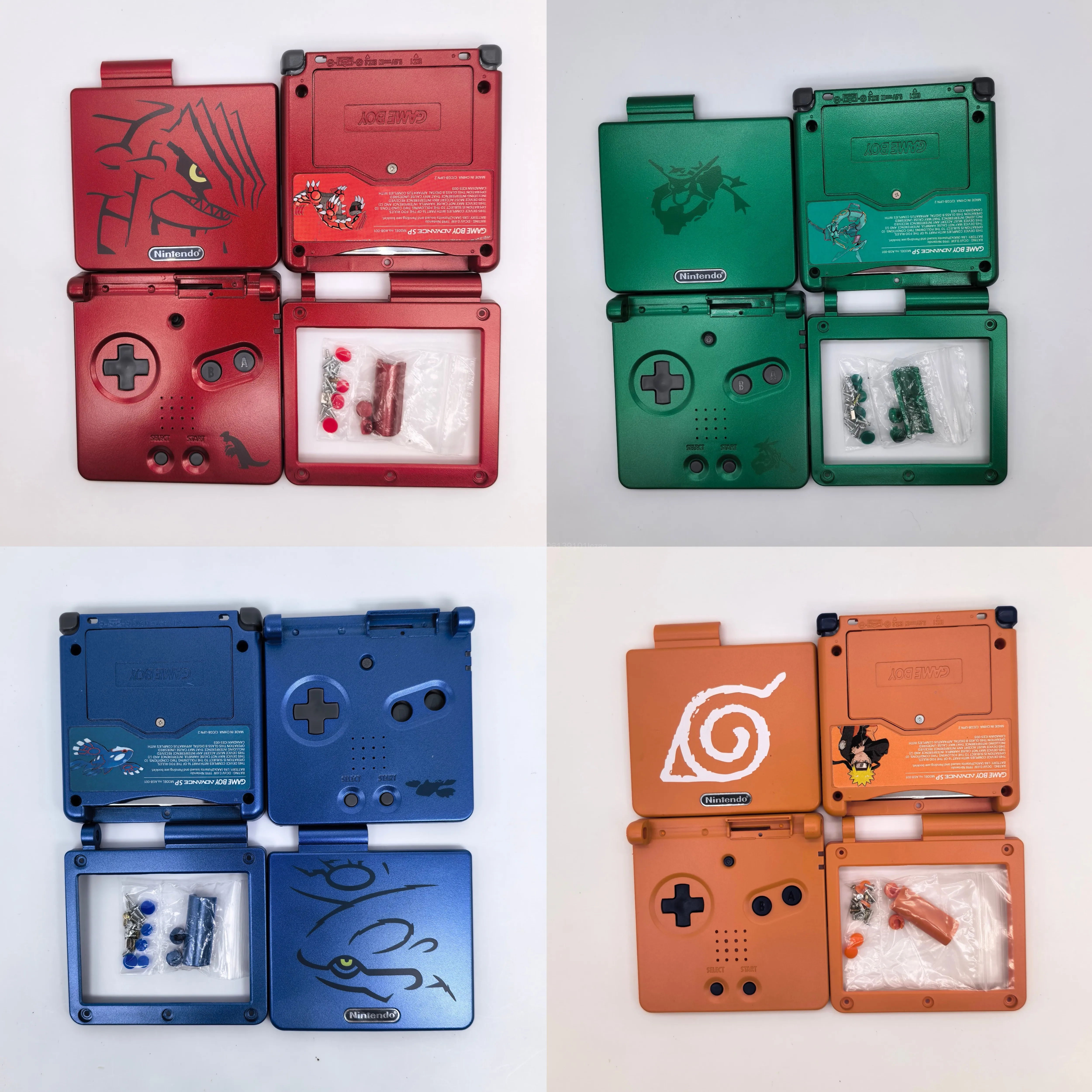 For GBA Game Boy Advance Sp Replacement Shell Super Mario Limited Edition Custom Printed Housing For Retro Game Console Repair - view 4
