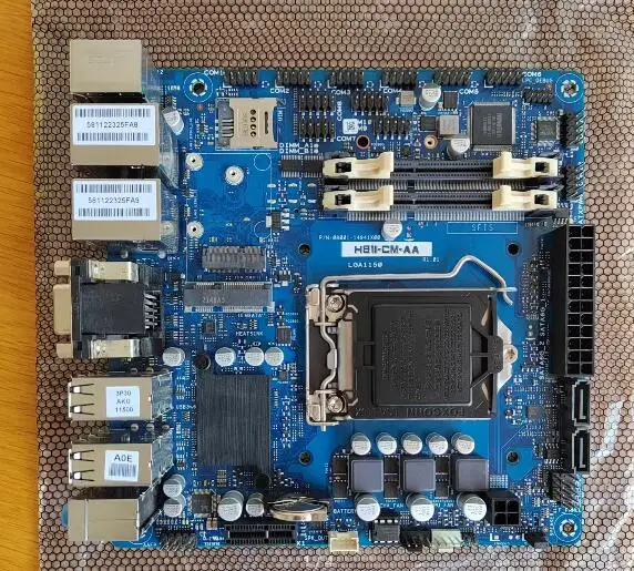 

H81I-CM-AA Mini-ITX Motherboard Intel CPU IPC SBC Embedded Mainboard with 10COM LAN ATX 2LAN 2VGA
