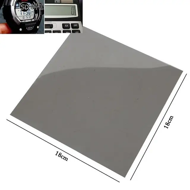 18cm 1szt Polaryzacyjna folia polaryzacyjna Zegarek Multimetr Kalkulator Naprawa wyświetlacza LCD