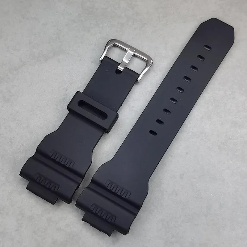 Black Silicone Wristband for Casio for G-SHOCK GW-7900B G-7900SL GR-7900NV PU Watchband for G7900 Series 16x28mm Bracelet