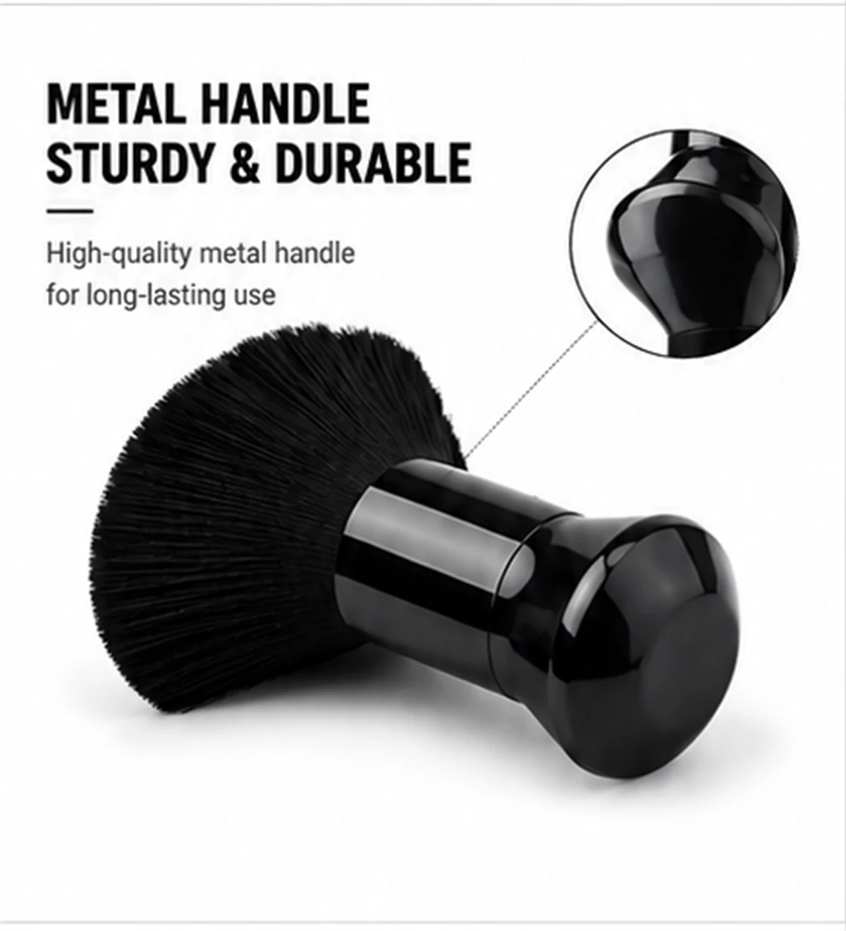 Professional Barber Hair Brush Multifunction Neck Face Duster Haircut Cleaning Soft Styling Tools for Salon Fast Haircut Cleanin