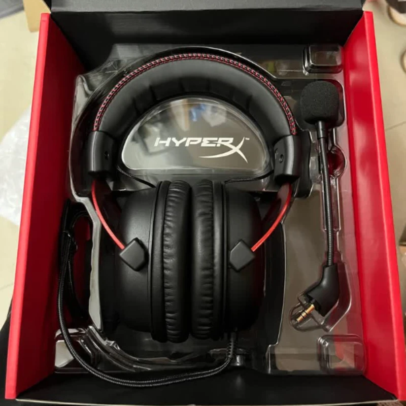 

Проводные игровые наушники HyperX для FPS, CS:GO, ПК, телефона, Switch, PS5, киберспортивная гарнитура с пассивным шумоподавлением