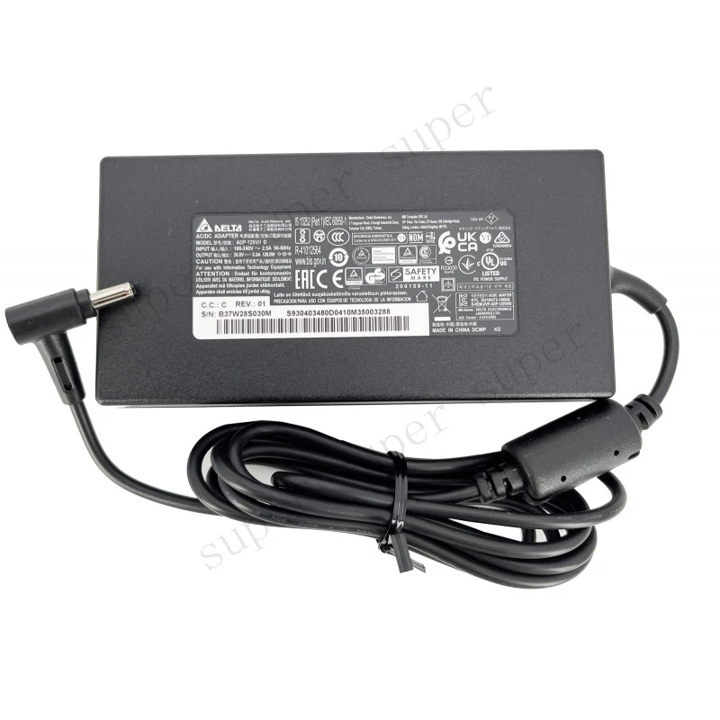 

S+ DELTA 120W 20V 6A AC Charger Adapter For MSI Cyborg 14 A13VE-052CA